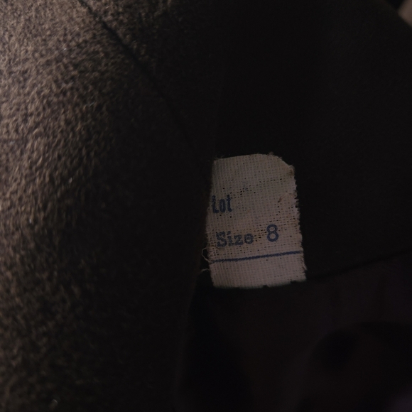 Vintage Saters Suade Coat Fur Collar Brown Size 8 3/4 Sleeve‎ 60s Old Money - Picture 4 of 10